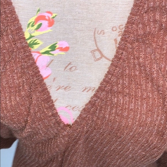 Knit Puff Sleeve Sweater - Picture 3 of 8
